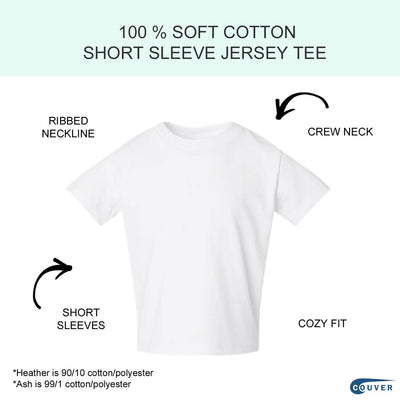 COUVER Infant Boys Girls Cotton Jersey Short Sleeve T-Shirts, Solid Crewneck Tees, Kelly, 18 Month