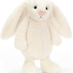 Jellycat Bashful Cream Bunny Stuffed Animal, Medium 12 inches | Rabbit and Bunny Plush Toy | Classic Children's Gift
