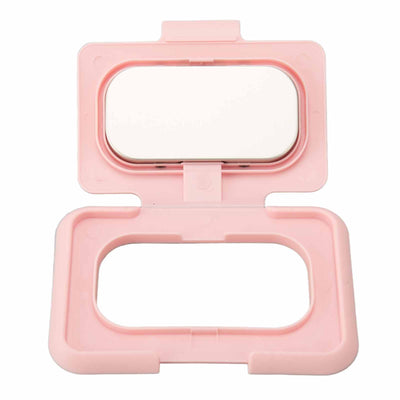 Baby Wipe Warmer, Constant Temperature Evenly Heating Portable USB Wet Wipe Heater Pink Large Capacity Baby Wipe Holder