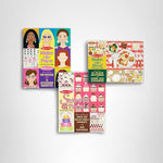 Melissa & Doug Sticker Pads 3-Pack - Sweets and Treats, Make-a-Face Fashion, and Make-a-Meal - FSC Certified