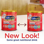Enfagrow PREMIUM Toddler Nutritional Drink, Made with Real Milk, Brain-Building Omega-3 DHA, Nutrients and Prebiotics for Growth & Immune Support, Non-GMO, Toddler Milk Powder, 24 Oz Can