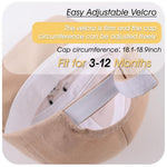 Peecabe Baby Baseball Cap Toddler Infant Boys Girls Sun Hat Breathable Cute Hats for Spring Summer 6M-3T (US, Age, 3 Months, 12 Months, B-Coffee Bear)