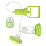 Manual Breastpump & Feeding Bottle Set Portable Handheld Breastpump Easy Use Without Batteries Need Milk Collector