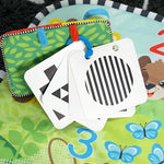 Baby Einstein Discovery Garden Tummy Time Mat & Mirror, Ages 0-6 Months, Multisensory