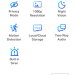 TP-Link Tapo 1080P Indoor Security Camera for Baby Monitor, Dog Camera w/Motion Detection, 2-Way Audio Siren, Night Vision, Cloud & SD Card Storage, Works w/Alexa & Google Home (Tapo C100)