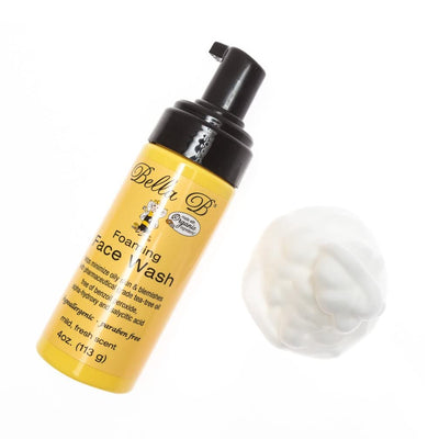 BELLA B Foaming Face Wash 4 oz - Pregnancy Safe Face Wash - Tea Tree Foaming Face Wash Made with Organic Ingredients - Use Twice Daily for Clear Skin