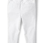 The Children's Place Baby Boys' and Toddler Stretch Skinny Chino Pants, Simply White, 12-18 Months