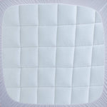 WhatsBedding Cotton Waterproof Mattress Pad Queen Size Top Down Alternative Filling Pillowtop Mattress Topper Cover-Fitted Quilted (Mattress Pad Queen)
