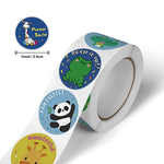 1000PCS Animal Stickers for Kids Classroom,1 Inch 16 Styles Cute Round Teacher Reward Motivational Stickers School Supplies for Teachers Elementary Positive Encouragement Sticker
