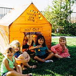 Pacific Play Tents 60801 Kids Club House Playhouse, 50" x 40" x 50" New Size