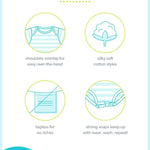 Simple Joys by Carter's Baby 4-Pack Long-Sleeve Thermal Bodysuit