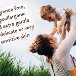 Babo Botanicals Sensitive Baby Fragrance-Free Newborn Foam Wash - Gentle formula - Oat, Shea & Cocoa Butter - EWG Verified - Vegan - From birth on