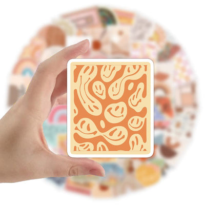 200Pcs Water Bottle Stickers for Kids, Cute Stickers for Water Bottles, Vinyl Waterproof BohoAesthetic Laptop Sticker Pack Scrapbook Vintage Skateboard for Kids Teens Girls