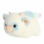 Aurora® Adorable Spudsters™ Bonnie Blueberry Cow™ Stuffed Animal - Round Shape Makes for Comforting Cuddles - Perfect for Kids All Ages and Animal Loving Adults - Blue 10.5 Inches