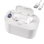 Baby Wipe Warmer and Baby Wet Wipes Dispenser, 5 Modes of Temperature Heating Control Portable Diaper Wipes Warmer for Newborn Baby, Baby Shower Gifts White