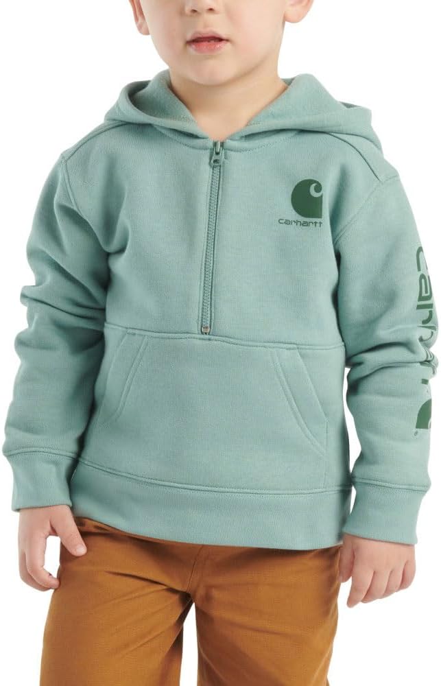 Carhartt Kid's CA6273 Long-Sleeve Half-Zip Sweatshirt - Boys