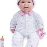 JC Toys, La Baby 16-inch Blue Washable Soft Body Boy Baby Doll with Accessories - For Children 12 Months and older, Designed by Berenguer