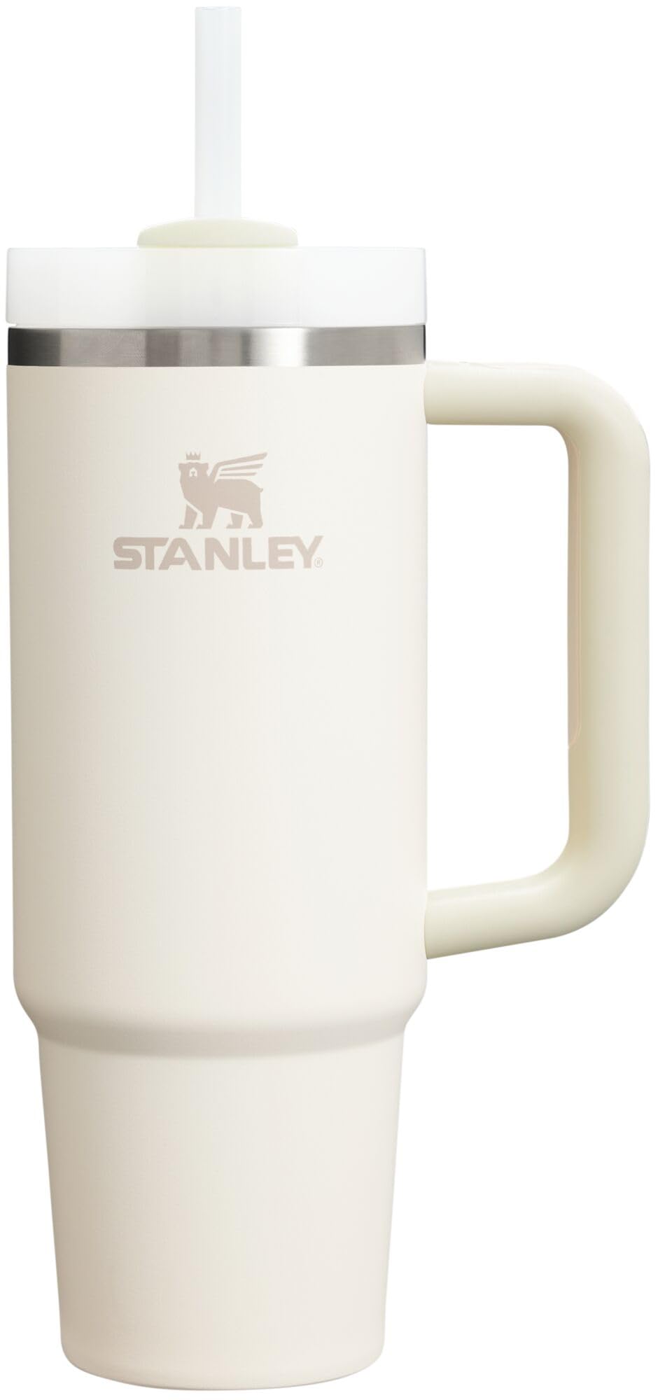 Stanley Quencher H2.0 FlowState Stainless Steel Vacuum Insulated Tumbler with Lid and Straw for Water, Iced Tea or Coffee, Smoothie and More, Rose Quartz 2.0, 30 OZ / 0.89 L