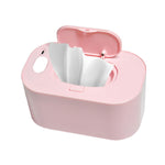 Baby Wipe Warmer Baby Wipe Heater Even Heating Wet Wipes Warmer and Dispenser USB Powered Wipe Warmer for Babies, Holding 80pcs Wipes (Constant Temperature)