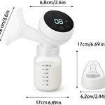 Hands-Free Electric Breast Pump – 4 Modes, 9 Suction Levels, Ultra-Quiet 35dB, Rechargeable, BPA-Free Silicone, Portable & Lightweight