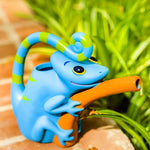 Melissa & Doug Sunny Patch Camo Chameleon Watering Can with Tail Handle and Branch-Shaped Spout