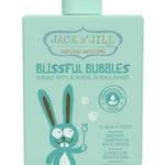 Jack N' Jill Natural Bathtime Blissful Bubbles with Bubble Wand - Bubble Bath for Kids, Dermatologically Tested, Cruelty Free, Kids Bubble Bath Sensitive Skin, Vegan - 300 mL (Pack of 1)