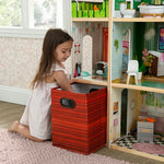 Delta Children Deluxe Maui Dollhouse - Large 4-Story Dollhouse with 12 Rooms Includes 50 Accessories - Working Elevator, Wave Slide, Lights/Sounds - Fits 12-inch Dolls - Pretend Play Gift for Ages 3+