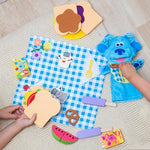 Melissa & Doug Blue’s Clues & You! Share with Blue Picnic Play Set with Hand Puppet - FSC Certified
