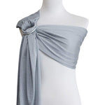 Vlokup Baby Water Ring Sling Carrier | Lightweight Breathable Mesh Baby Wrap for Infant, Newborn, Kids and Toddlers | Perfect for Summer, Swimming, Pool, Beach | Great for Dad Too Light Gray