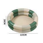 Inflatable Pool Baby Retro Blow Up Swimming Pool Family Cute Thickened Water Pool (Type 2)