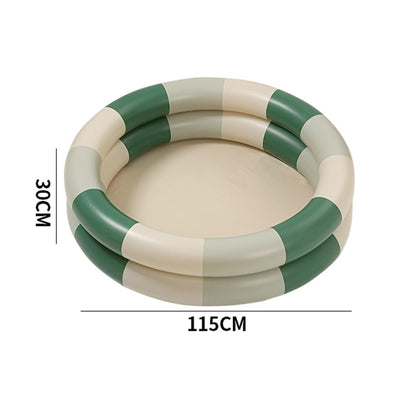 Inflatable Pool Baby Retro Blow Up Swimming Pool Family Cute Thickened Water Pool (Type 2)