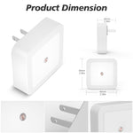 Sujeet Night Light, Night Lights Plug into Wall 4-Pack, Nightlight Plug in Night Light, Dusk to Dawn Night Lamp Led Night Light for Kids Bedroom, Bathroom, Hallway Warm White