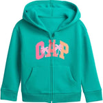 GAP Baby Girls' Playtime Favorite Logo Full Zip Hoodie Hooded Sweatshirt