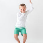 RUGGEDBUTTS Long Sleeve Rash Guard - White - 5