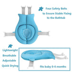 Baby Bath Seat Support Net Soft Infant Bathing Seat Support Mat Suspension Shower Pad Adjustable Non-Slip Newborn Bathtub Sling Mat Baby Sink Bather Tub Shower Net Bathtub Sit Up Mesh 0-6 Month