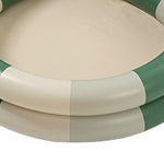 Inflatable Pool Baby Retro Blow Up Swimming Pool Family Cute Thickened Water Pool (Green Stripe)