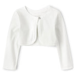 The Children's Place,And Toddler Girls Shrug Cardigan,Baby-Girls,White,18-24 Months