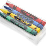 CrayonKing 100 Bulk Crayons – 25 Individually Wrapped Cello Packs of 4 | Crayon Party Favors for Kids | Restaurants, Classrooms & Goodie Bags | Non-Toxic
