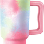 Simple Modern 40 oz Trek Tumbler with Handle and Straw Lid | Cup Holder Friendly Insulated Stainless Steel Travel Mug | Almond Birch