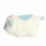 Aurora® Adorable Spudsters™ Bonnie Blueberry Cow™ Stuffed Animal - Round Shape Makes for Comforting Cuddles - Perfect for Kids All Ages and Animal Loving Adults - Blue 10.5 Inches