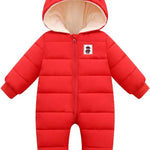 Cute Baby Boys Snowsuit New Born baby girls Winter Coat Toddler Clothes