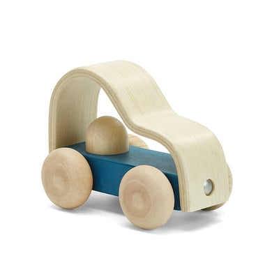 PlanToys® Vroom Truck Wooden Push Toy for Toddlers | Eco-Friendly Toddler Push Car for Indoor Play | Montessori Fine Motor Learning Toys for Kids