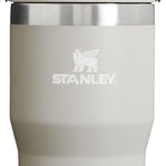 STANLEY IceFlow Stainless Steel Tumbler with Straw - Vacuum Insulated Water Bottle for Home, Office or Car - Reusable Cup with Straw Leak Resistant Flip - Cold for 12 Hours or Iced for 2 Days (Cream)
