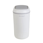 Eco-Touch Baby Nappy Diaper Bin - Odor Lock Airlock, No Costly Refills, 10L Capacity, Recyclable, Use Any Bag - White Nursery Diaper Pail