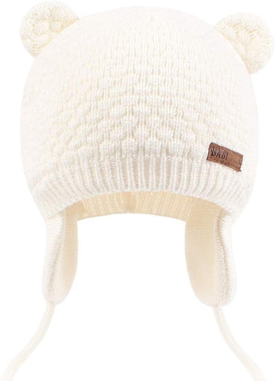 Duoyeree Kids Baby Hat Soft Warm Cable Knit Beanie Toddler Girl Fall Winter Hats
