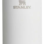 STANLEY IceFlow Stainless Steel Tumbler with Straw - Vacuum Insulated Water Bottle for Home, Office or Car - Reusable Cup with Straw Leak Resistant Flip - Cold for 12 Hours or Iced for 2 Days (Cream)