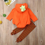 oneflow Newborn Toddler Baby Girl Boy Halloween Pumpkin Costumes Cute Hooded Romper Jumpsuit Outfit Clothes