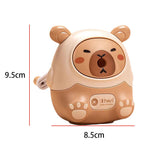 Cute Cartoon Manual Pencil Sharpener – Perfect Student Stationery for School, Office, and Art Drawing (9.3 * 8.5cm) Perfect Birthday and Holiday Gift for Students,Khaki