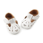 Infant Girls Summer Cute Rubber Sole Mary Jane Sandals Sneakers White 6-12 Months