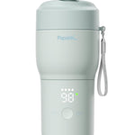 Papablic Portable Bottle Warmer Pro — 115W Fastest Heating, Built-in Sterilizer, Baby Milk Warmer On The Go for Travel and Home, 5 Temp Settings and Keep Warm for Breastmilk & Formula (Mint Green)